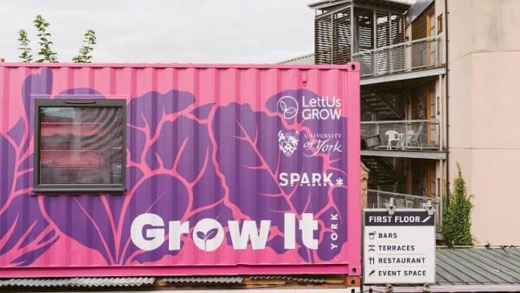 Grow It York brings vertical farm to UK container park