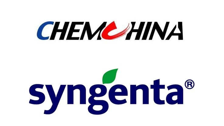 ChemChina and Syngenta logos