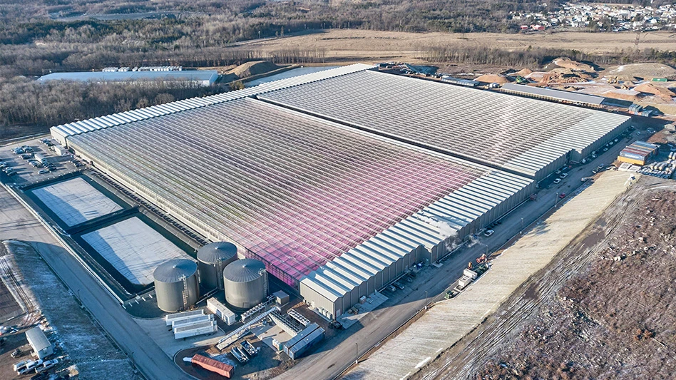 Little Leaf Farms' farm in McAdoo, Pennsylvania