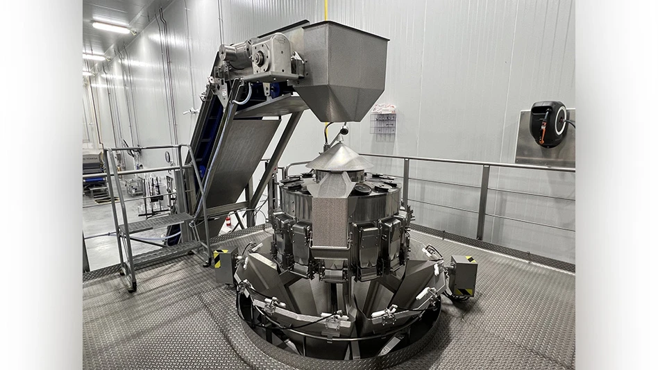 A silver metal industrial machine